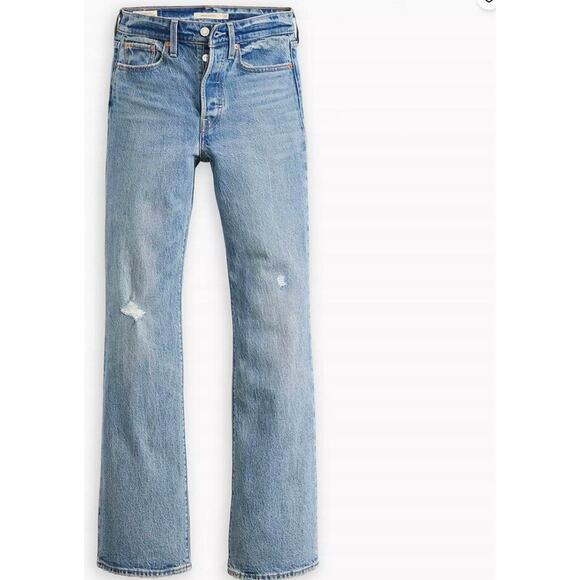 Levis Wedgie Bootcut Womens Jeans Back In Town - 25w X 32l - Picture 4 of 7